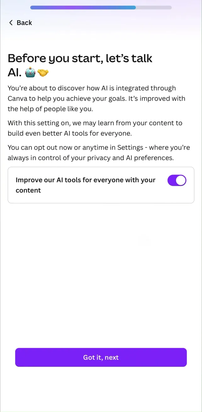 Canva: AI Video & Photo Editor Featured screens, screen 2
