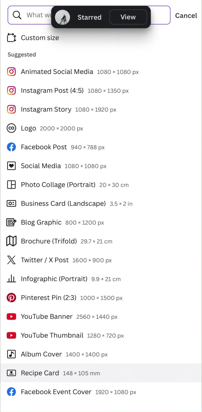 Canva: AI Video & Photo Editor Featured screens, screen 4