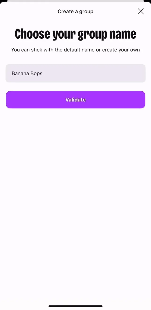 Deezer: Music Player, Podcast Creating a Group Playlist (Shaker), screen 1