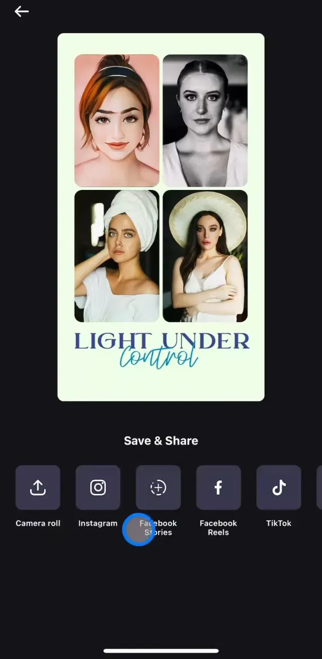 Instories: AI Photo & Video Save and Share Project, screen 1