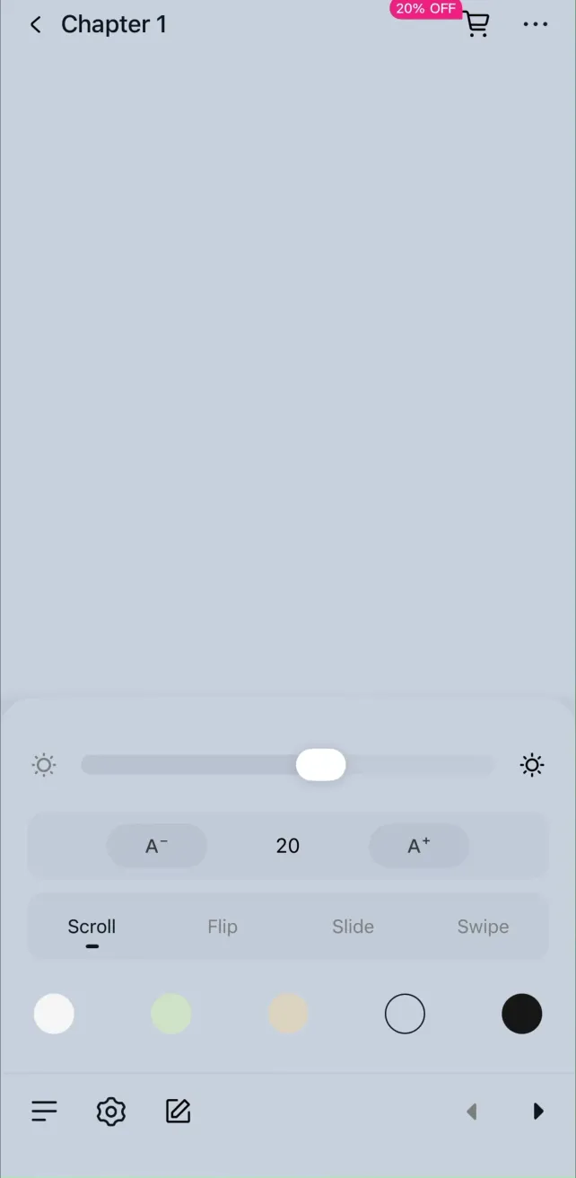 Literie Managing In-App Purchases, screen 1
