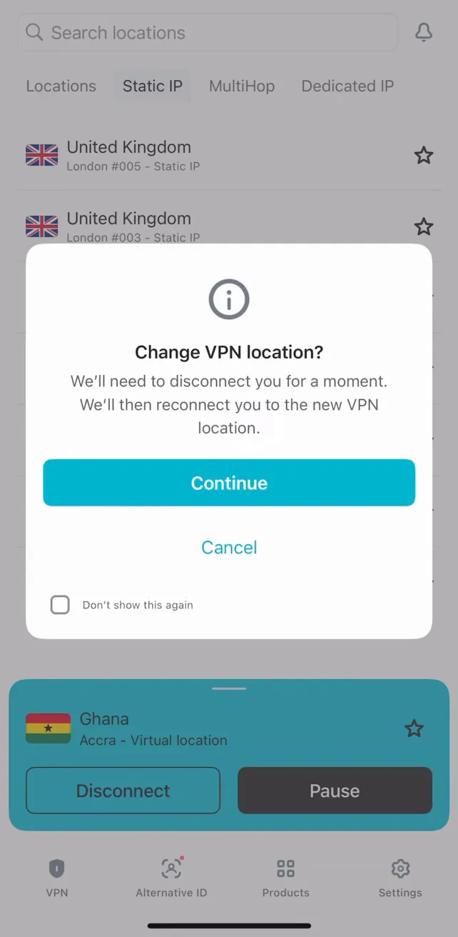 Surfshark VPN: Fast VPN App Exploring VPN Features, screen 1
