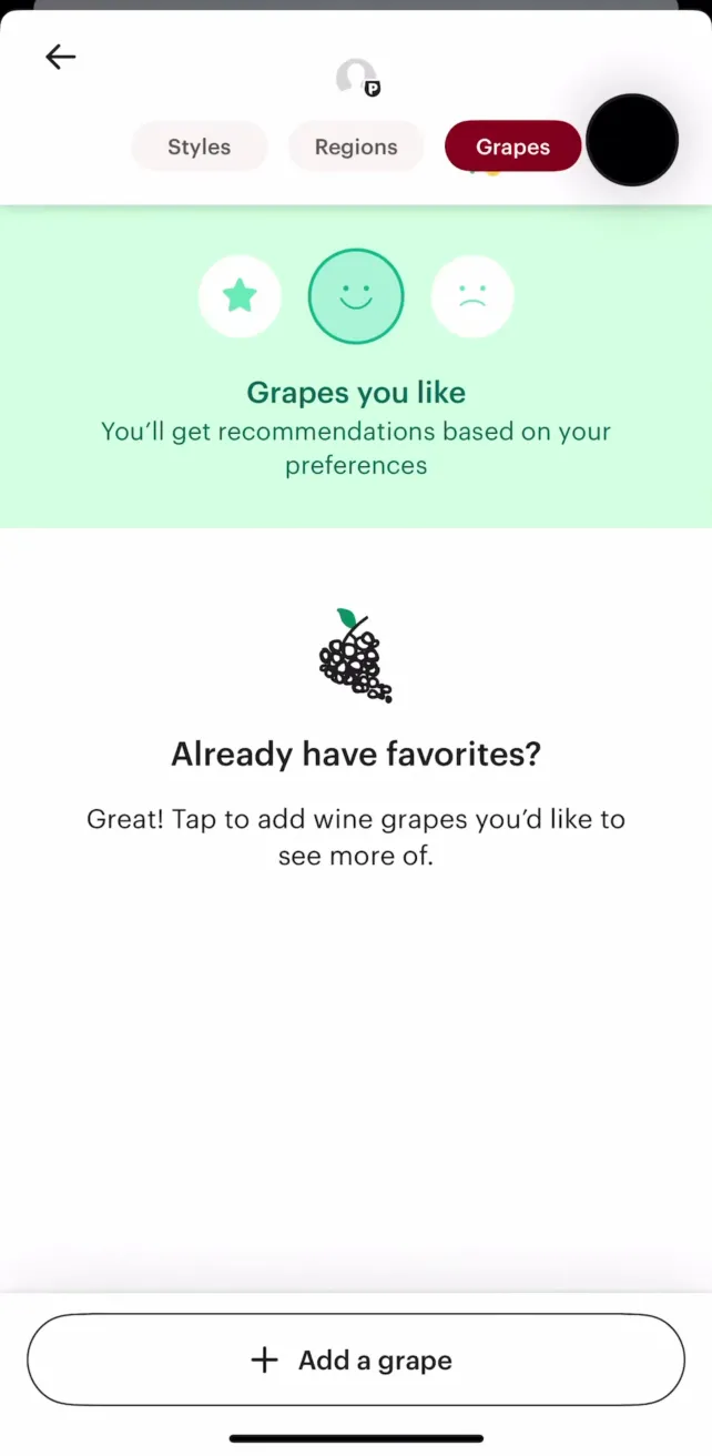 Vivino: Drink The Right Wine Personalizing Taste Profile, screen 1