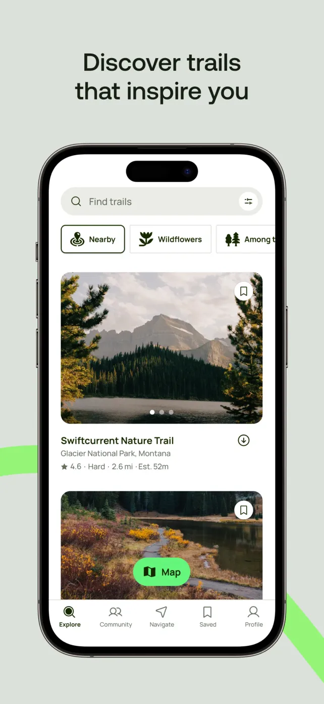 AllTrails: Hike, Bike & Run App Store screenshot 2