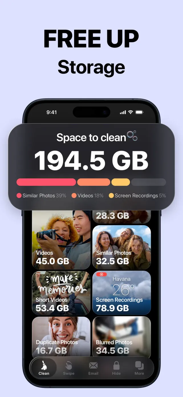 Cleaner Kit - Clean Up Storage App Store screenshot 2