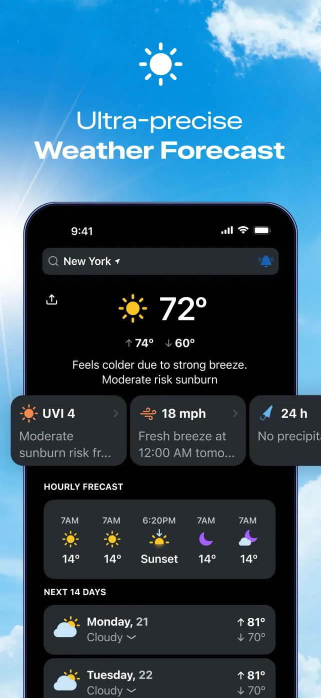 Clime: NOAA Weather Radar Live App Store screenshot 2