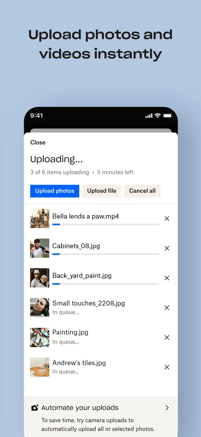 Dropbox: Cloud Storage Backup App Store screenshot 2