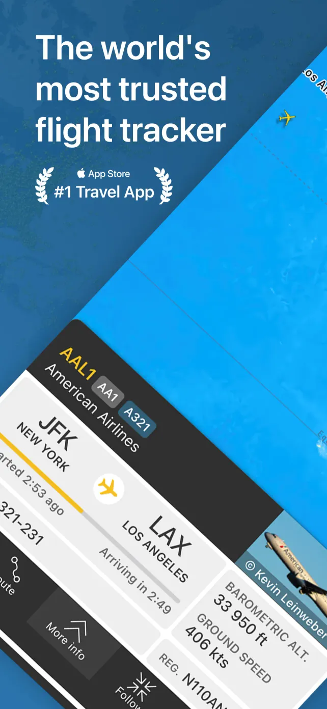 Flightradar24 | Flight Tracker App Store screenshot 1