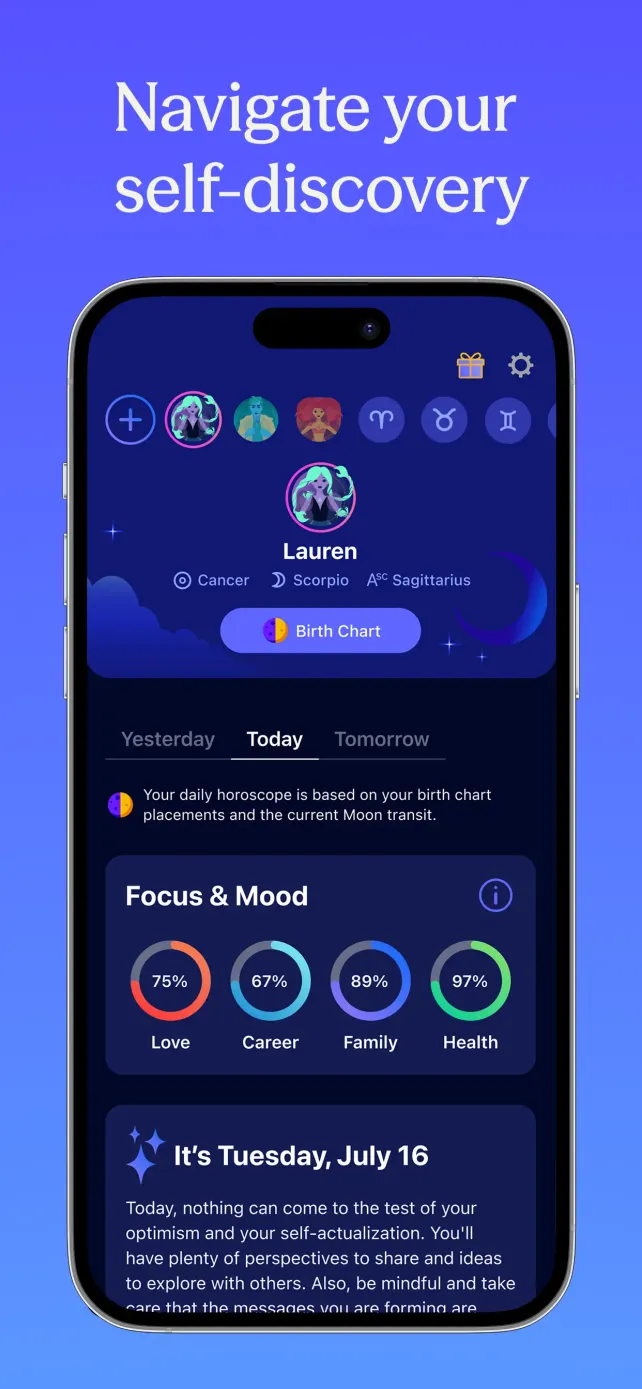 Nebula: Spiritual Guidance App Store screenshot 2