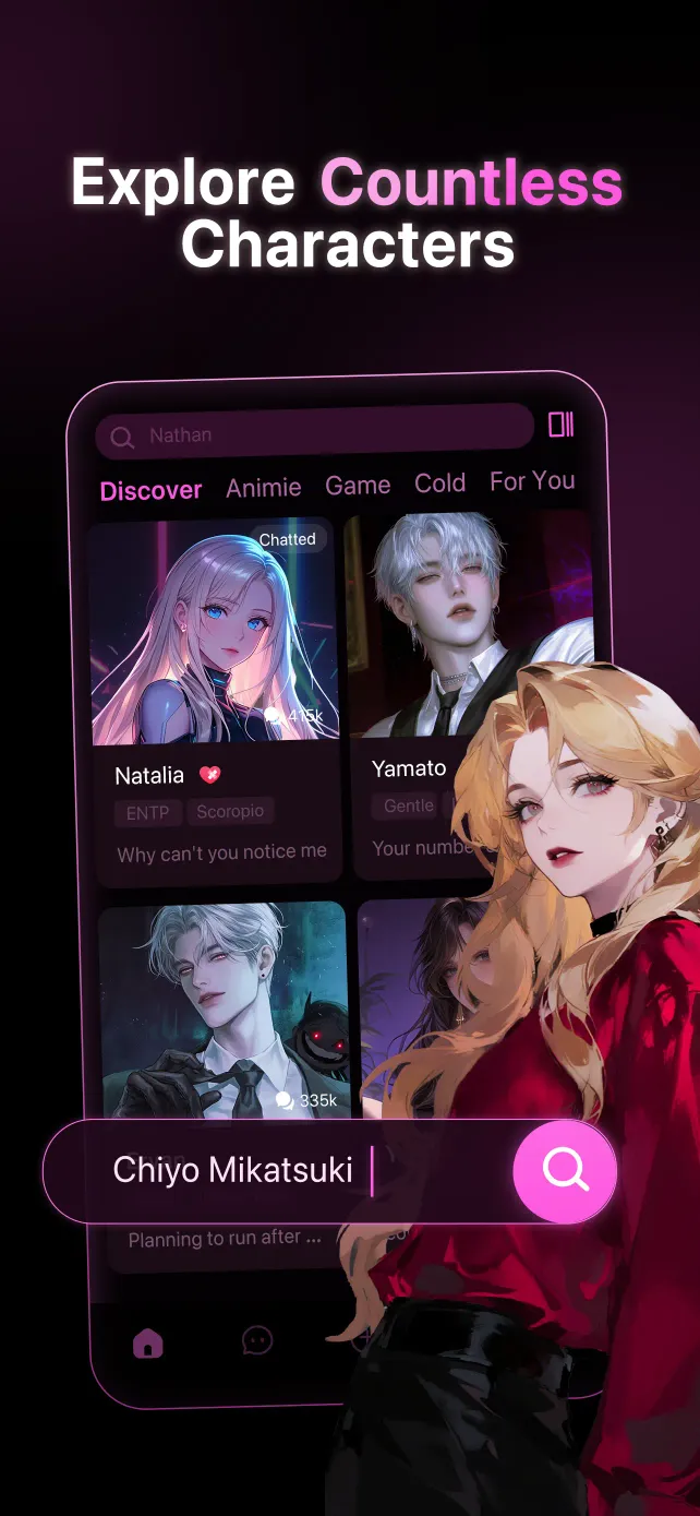 PolyBuzz: Chat with Characters App Store screenshot 2