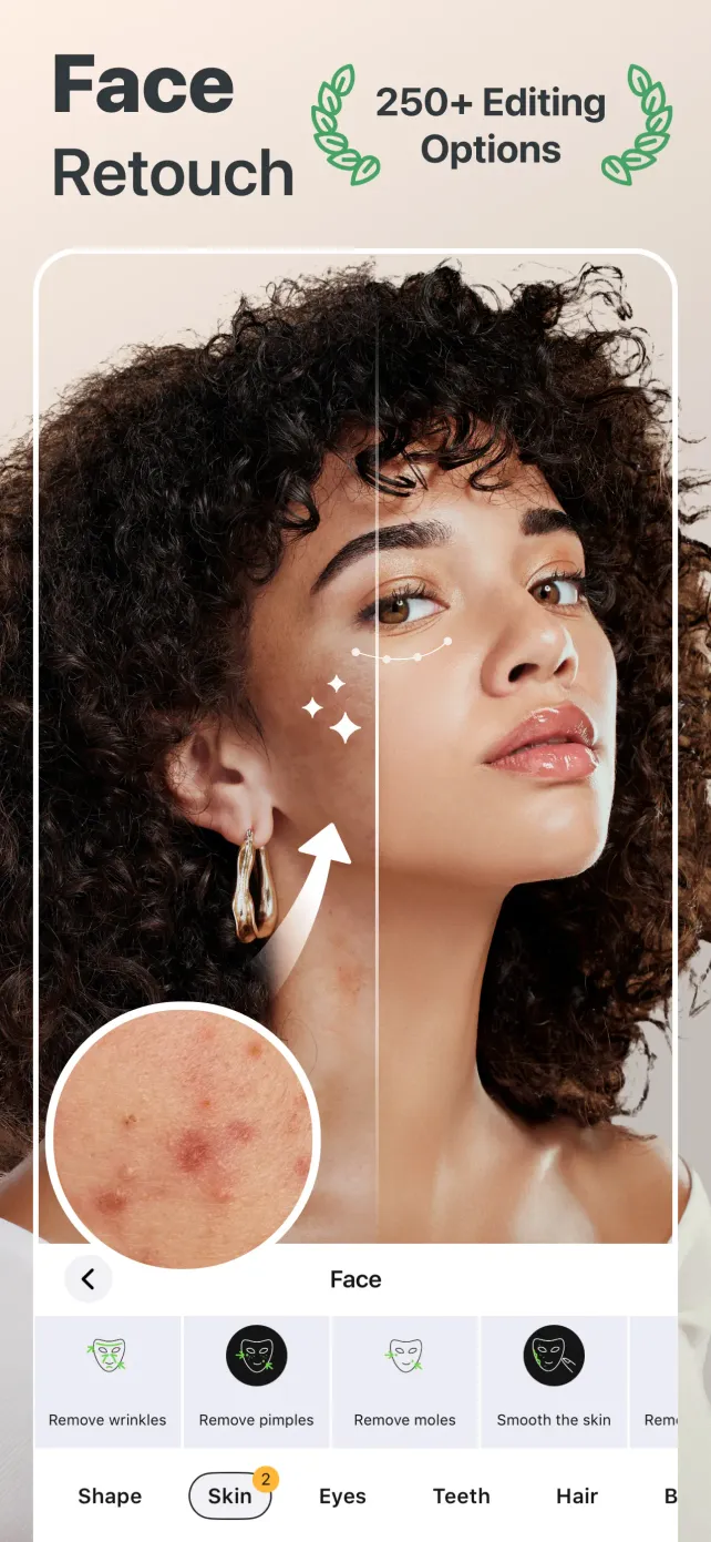Retouch Me: Face, Body Editor App Store screenshot 1