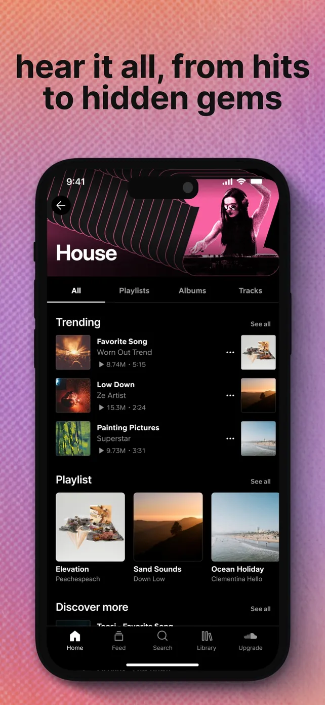 SoundCloud: The Music You Love App Store screenshot 3