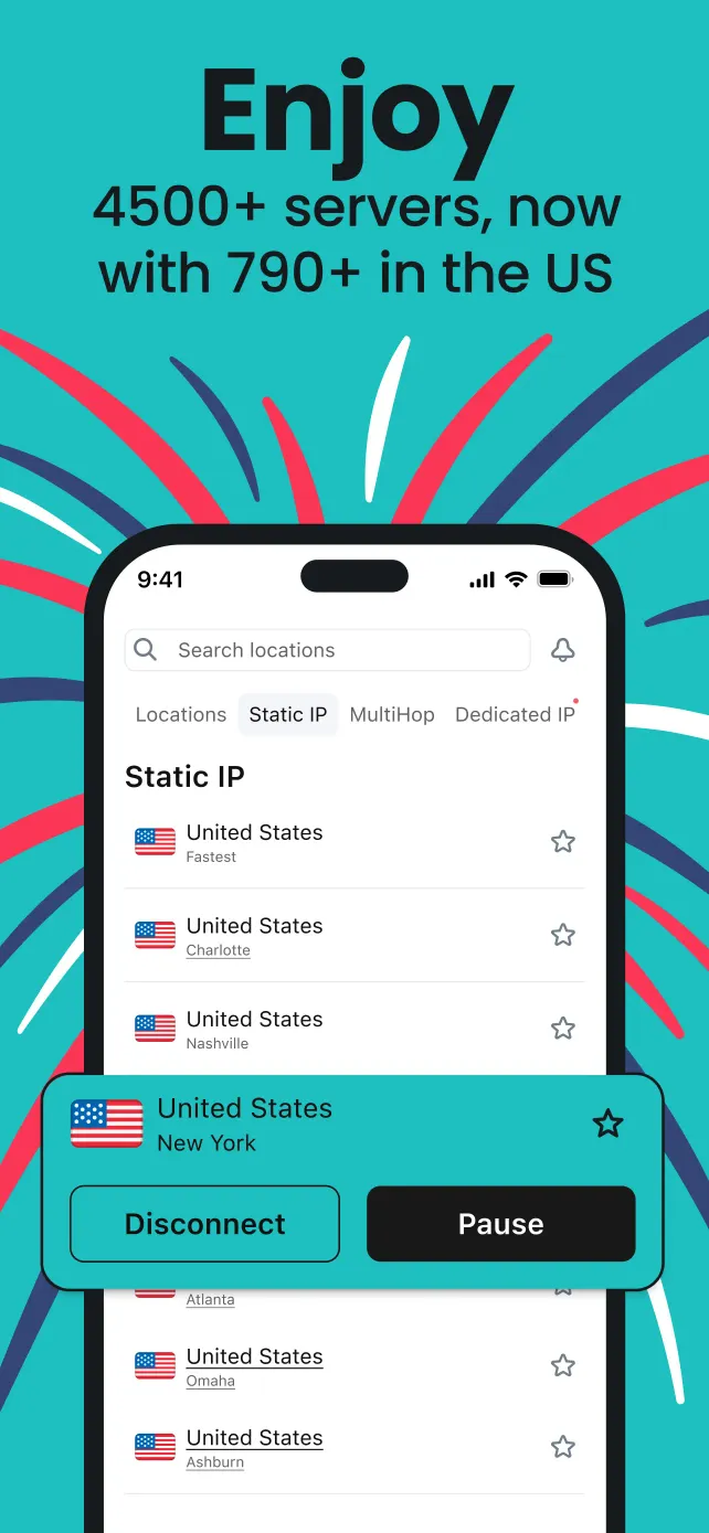 Surfshark VPN: Fast VPN App App Store screenshot 3